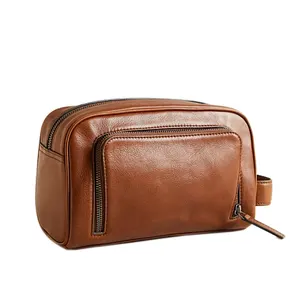 Best Price Customized Travel Wash Bag Hot Sale 2022 Outdoor Low MOQ Cheap leather wash bag professional service