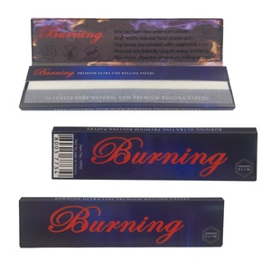 HP151-Burning Navy <b>blue</b> kingsize hot sales natural gum slow burning gmo white rice <b>rolling</b> paper - Product Image 2