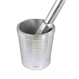 Mortero de mármol clásico de cerámica, elegante, hecho a mano, Natural, blanco, buena calidad - Product Image 2