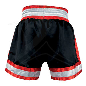 กางเกงมวยไทย MMA คุณภาพสูงสำหรับผู้ชาย ผลิตจากผ้าสแปนเด็กซ์/โพลีเอสเตอร์ ระบายอากาศได้ดี รับผลิตตามสีและโลโก้ที่ต้องการ - Product Image 3