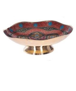 Bol de service indien en laiton, pour les restaurants d'hôtel et de service à la maison décor de plat, couleur personnalisée design moderne, plateau en métal - Product Image 4