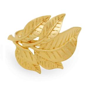 Gold Finished Metal Napkin Ring Premium Quality Handmade <b>Tissue</b> Holder Classic <b>Wedding</b> Decorative Metal Napkin Ring - Product Image 1