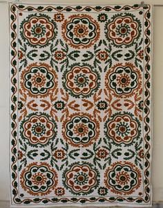 Decorative Customize Home Decor <b>Indian</b> Hand Embroidered Wall Hanging Bohemian Suzani Tapestry Cotton Uzbek Sofa <b>Throw</b> Blanket - Product Image 1
