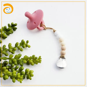 Clip En Acier inoxydable Nouveau-Né Bébé <span class=keywords><strong>Fille</strong></span> Garçon Chewbead <span class=keywords><strong>Attache</strong></span> Tétine - Product Image 3