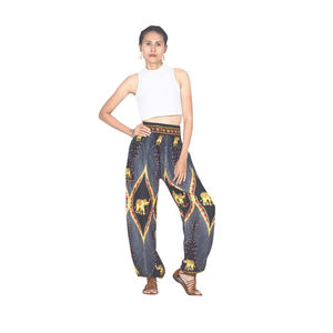 Napat Clothing Diamond Elephant-pantalones bombachos para mujer, color negro, PP0004, 020079, 04, listos para enviar - Product Image 1