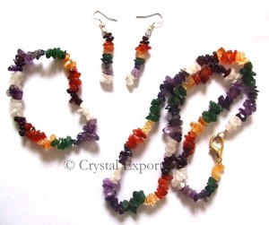 Wholesaler of <b>Chakra</b> Necklace <b>Set</b> : <b>Chakra</b> Necklace <b>Set</b> for Sale - Product Image 1