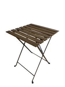 Gấp ngoài trời Keo Gỗ và kim loại Patio Bảng đồ nội thất bằng gỗ Set cho ban công vườn - Product Image 5