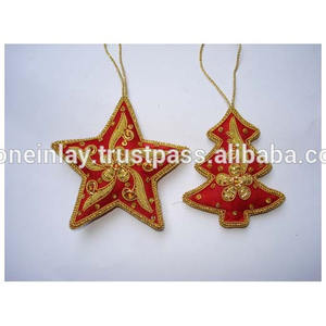Handmade Indian Dealer Merry Christmas Hanging Ornament - Product Image 1