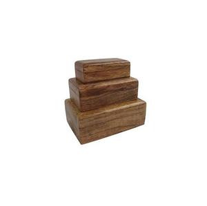 Boîte 3 pièces ensemble avec couvercle en bois et poli Meilleure qualité boîte en bois fait à la main produit vente chaude bureau utiliser - Product Image 1