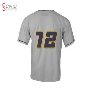 Uniforme de baseball personnalisable pour homme, maillot unisexe avec boutons, logo personnalisé de sublimation grande taille - Product Image 3