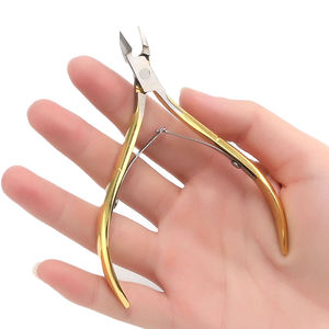 Solid Gold Stainless Steel Nail Nipper Finger Care Beauty Instrument Manicure <b>Cuticle</b> Nail Nipper Stainless Steel Nail Nipper - Product Image 6