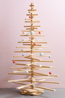 Durable Fabriqués À La Main Contemporain Minimaliste En Bois Arbre De Noël