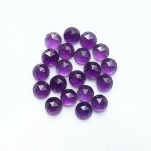 4mm Naturel Africain Améthyste Rose Coupe Ronde Calibré Taille Lâche Cabochon Gemme au Prix de Gros Usine Du Fabricant - Product Image 1