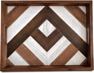 Juego de 3 bandejas de mesa de centro de madera para uso doméstico - Product Image 2