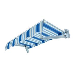 Auvent manuel/automatique télescopique rétractable, <span class=keywords><strong>tente</strong></span> pliable, pare-soleil avec raccords et poignée sur pédalier - Product Image 1