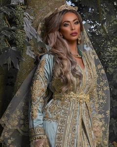 ATIYA LIBAS Royal <b>LIGHT</b> <b>Blue</b> Stylish <b>Lehenga</b> Choli with Heavy Zardozi Embroidery Acetate Floor Length for Wedding Dress-2019 - Product Image 2