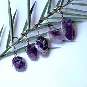 Llavero de cristal con soporte para piedras preciosas, llavero de piedra curativa con engaste de bisel, dije de cocodrilo |   Accesorio Decorativo de Regalo Espiritual con Energía de Chakra - Product Image 2