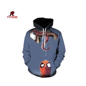 Sweat à capuche d'hiver pour homme, impression personnalisée intégrale, sérigraphie, polaire 100% polyester, haute qualité - Product Image 3