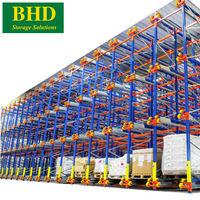 Sistema de Estanterías de Almacenamiento Industrial Ajustable con Sistema de Transporte por Radio, Acabado con Recubrimiento en Polvo, Capacidad de 500-5000 kg, Tamaño Personalizable