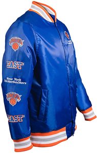 แจ็กเก็ตเบสบอลของผู้ชายเสื้อแจ็กเก็ตผ้าซาตินแท้ปักลายดีไซน์ใหม่ล่าสุดออกแบบได้ตามต้องการ - Product Image 5