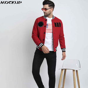 Chaqueta de Béisbol Vintage Modelo Nuevo para Hombre, Impresión Fina, Bordado Chenille, Color Negro Calma, Edición Primavera-Otoño - Product Image 3