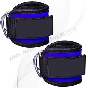 Cómodo neopreno acolchado gimnasio tobillo correas levantamiento de pesas Fitness Cable máquina bandas de resistencia soporte para tobilleras - Product Image 6