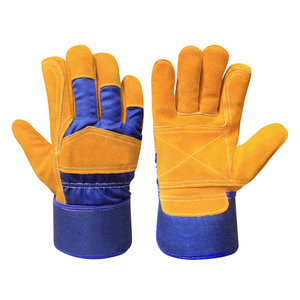 Gants en cuir de chèvre canadien sur mesure Gants de travail de sécurité pour jardinage, bricolage et travaux manuels Alpine Industries AG-4048 - Product Image 3