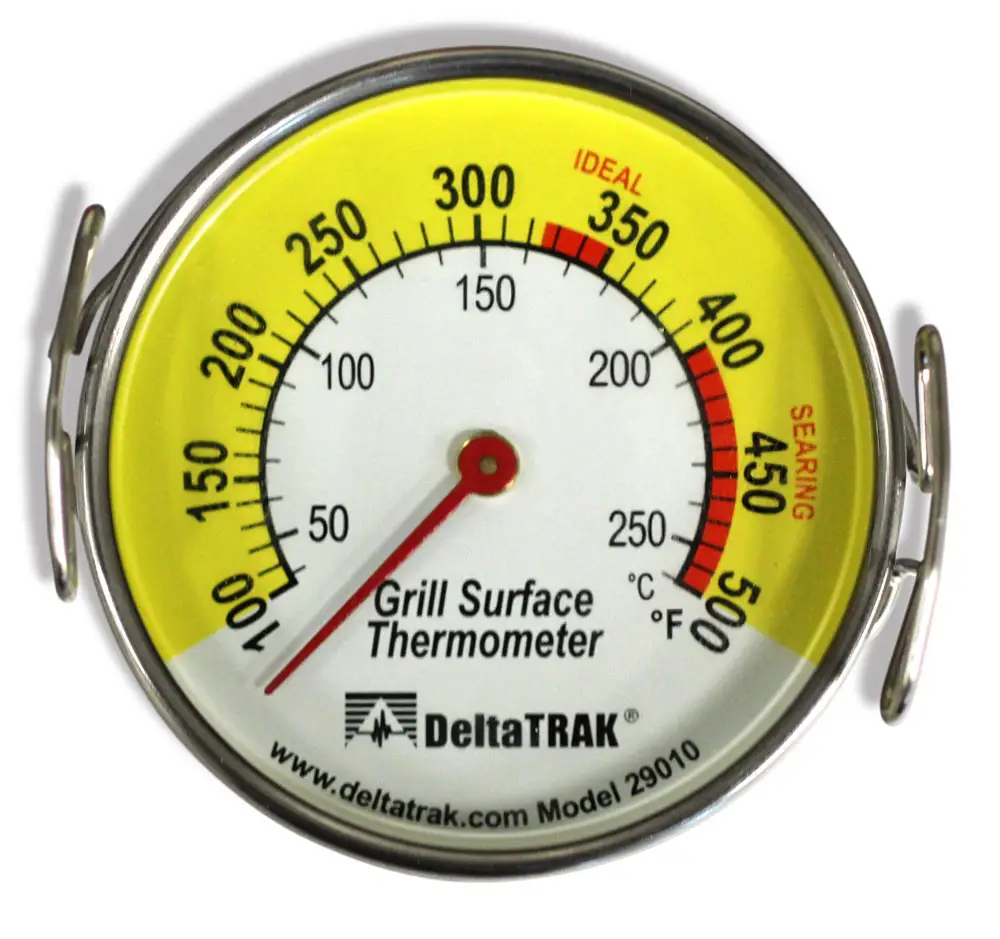 DELTATRAK温度計-読みやすいダイヤルフェイスグリル表面温度計モデル29010