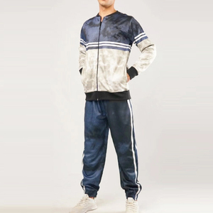 Pakistan Wholesale Custom Sport Set Winter Track Suit Zipper Closure Casual Fleece Half Sleeve Printed Technic Customizable - Product Image 5