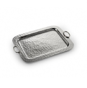 Bandeja de Servicio Metálica de Grado Comercial RABEH MT-888 con Patrón Floral Pulido, Decorativa para el Hogar, Nueva, de Alta Calidad y en Oferta - Product Image 4