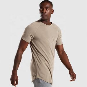 2025, venta al por mayor, camiseta de gimnasio para hombres, ropa de Fitness de gran tamaño para hombres, camiseta de manga corta de algodón 100%, Camiseta deportiva transpirable de verano - Product Image 2