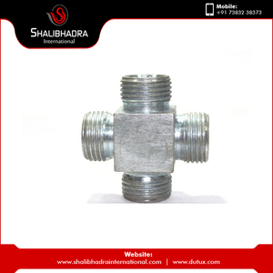 Raccord croisé mâle à quatre voies en laiton, directement de l'usine – Connexion filetée fiable pour les conduites d'eau et de gaz - Product Image 5
