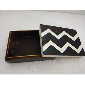 Zig-zag-caja de joyería de resina Blanca Roja, accesorios de embalaje de joyería, reloj, embalaje de exhibición de joyería personalizado - Product Image 6