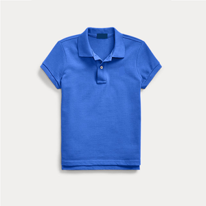 เสื้อยืดโปโลสำหรับเด็กผู้หญิงเสื้อยืดแฟชั่นสีพื้นดีไซน์ตามสั่ง - Product Image 2