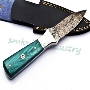 Couteau de chasse en acier, ustensile fait main, damas belle manche en résine (Smk1807) 1 pièce - Product Image 3