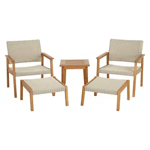 Conversation Rattan Patio chair and table Set Garden Furniture