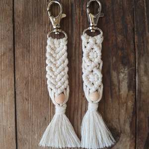 Handmade Happiness Bulk Macrame Keychain - Product Image 1