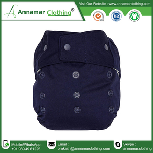 AIO protection anti-fuite simple lavable couche en tissu pour bébé insert en microfibre couvre-couches en tissu réutilisables - Product Image 6