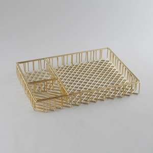 Bandeja de Metal rectangular para servir comida, decoración de Hotel, el hogar, el más vendido - Product Image 5