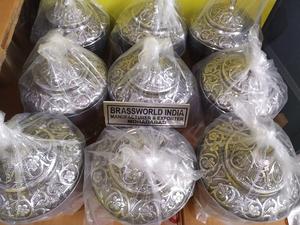 BRASS RAKU PET PAW PRINTED PET CREMATION URN <b>FUNERAL</b> <b>SUPPLIES</b> - Product Image 6