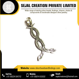 Plata de Ley 925 de plata tribales colgantes del encanto - Product Image 3