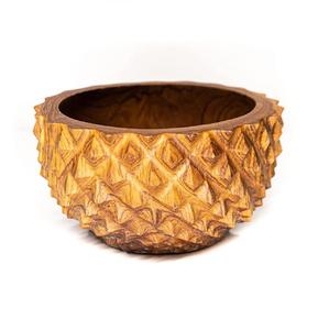 Juego de cuencos de madera con diseño de panal para servir comida, venta al por mayor, azucarero de madera maciza con forma personalizada, plato Ideal para vajilla - Product Image 1