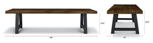 Modern New Style Wood Coffee <b>Table</b> and Convertible Teak <b>Bench</b> Outdoor Living Room Furniture Stylish Home Furniture <b>Set</b> - Product Image 3