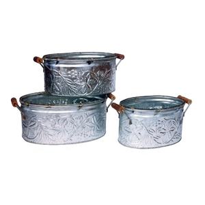 Plateau métallique en fer galvanisé, livraison gratuite, avec pots - Product Image 5