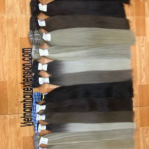 Extensions de cheveux naturels vierges Remy en trame de peau, style lisse et ondulé, longueur 8-32 pouces, vente en gros - Product Image 1