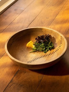 Bol de service contemporain personnalisable fabriqué à la main en bois de manguier écologique meilleure qualité pour le stockage de table exportation directe pour - Product Image 2