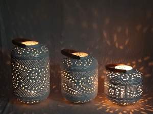 Hot Vintage Modern Fancy Luxury Terrarium Candle Holder <b>Set</b> for Home Decoration and Living Room for Parties Weeding Decoration - Product Image 5