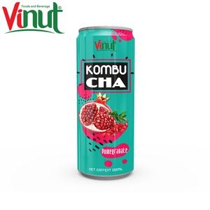 250ml Kombucha with Pomegranate Drink OEM ODM Private Label Beverage Manufacturer - Product Image 1