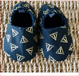 knitted baby booties-100% organic cotton fleece knitted booties for unisex boy and girl baby booties - Product Image 1