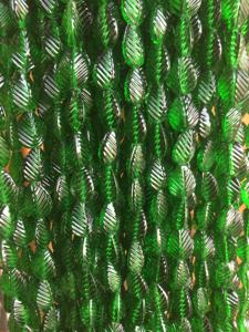 Cuentas de cristal verdes hechas a mano con forma de calabaza transparente al por mayor - Product Image 4